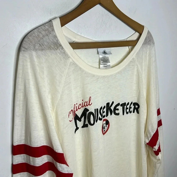Disney Parks Official Mouseketeer Graphic Spell Out Raglan Long Sleeve Shirt - Picture 3 of 10